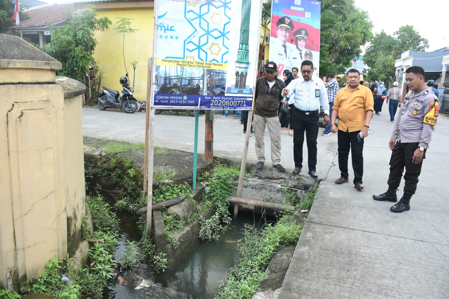 Anggota Dewan Arifin Dg Kulle Tinjau Kondisi Drainase di Mangasa dan Manuruki